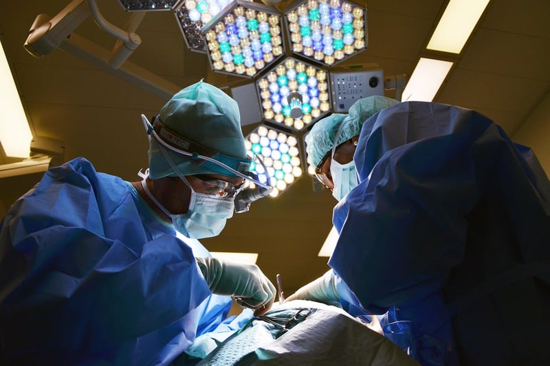 Doctor in medical setting
